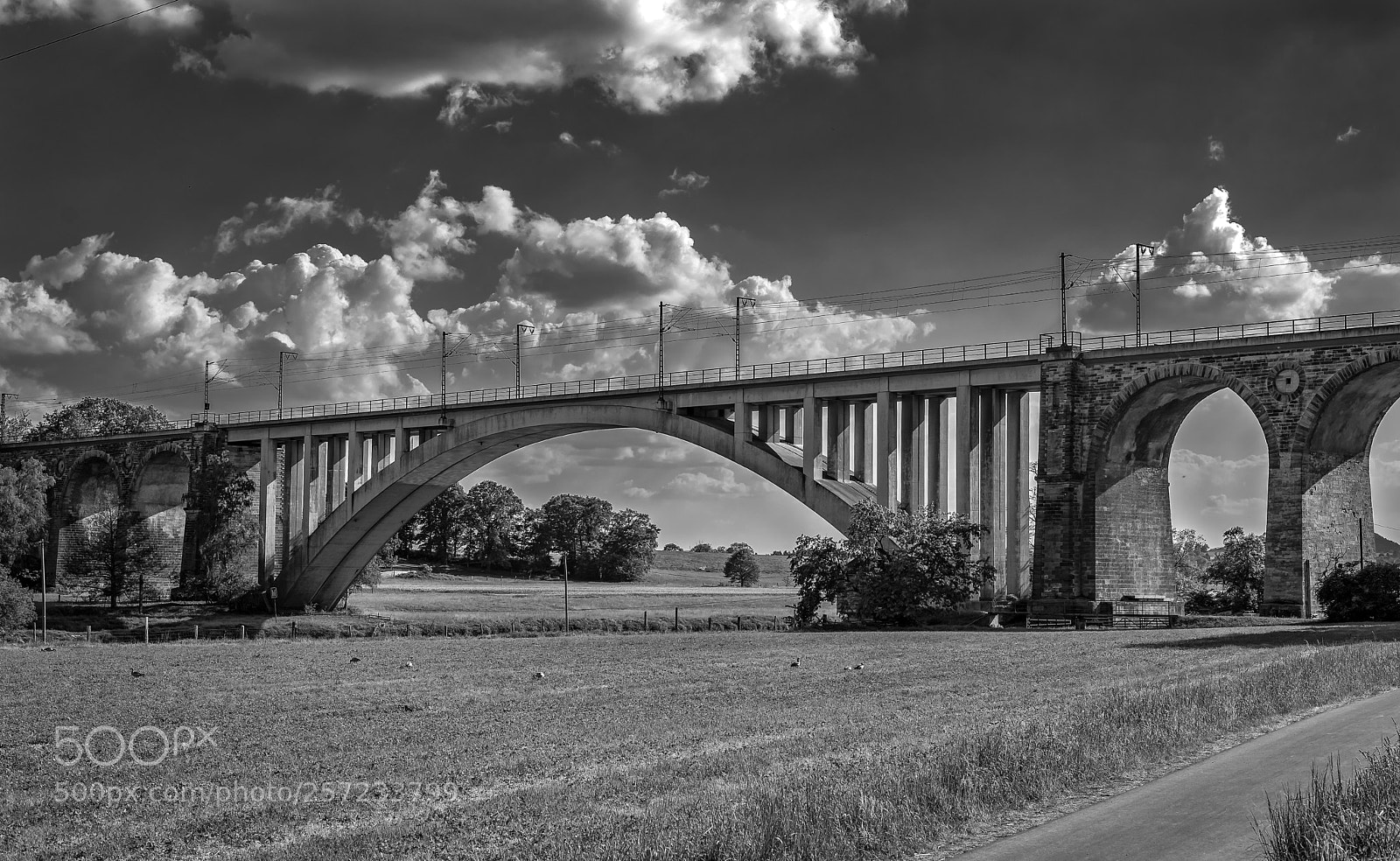 Nikon D750 sample photo. Eisenbahnbrücke guntershausen photography