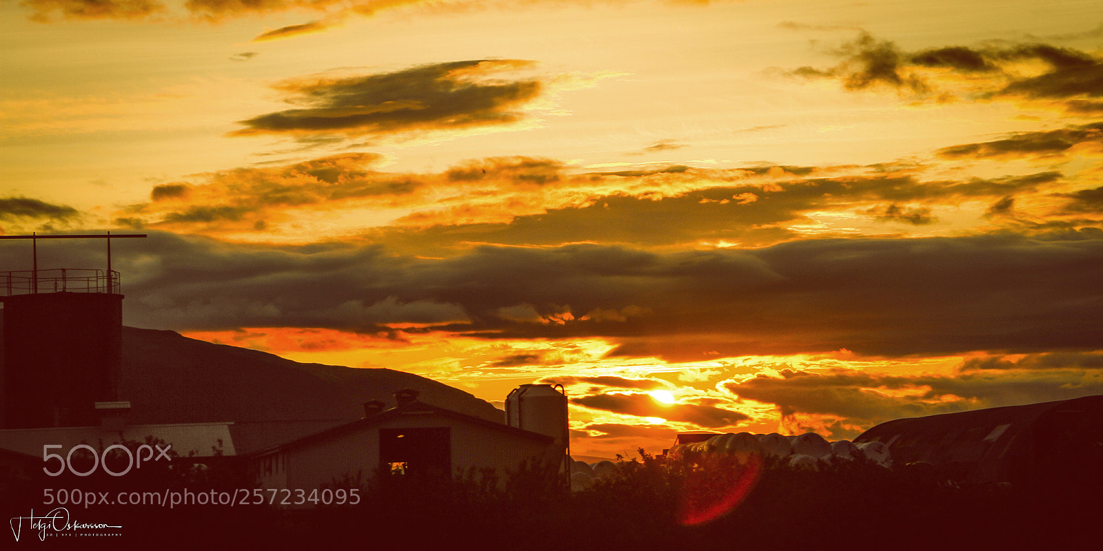 Canon EOS 7D sample photo. South iceland july sunset photography