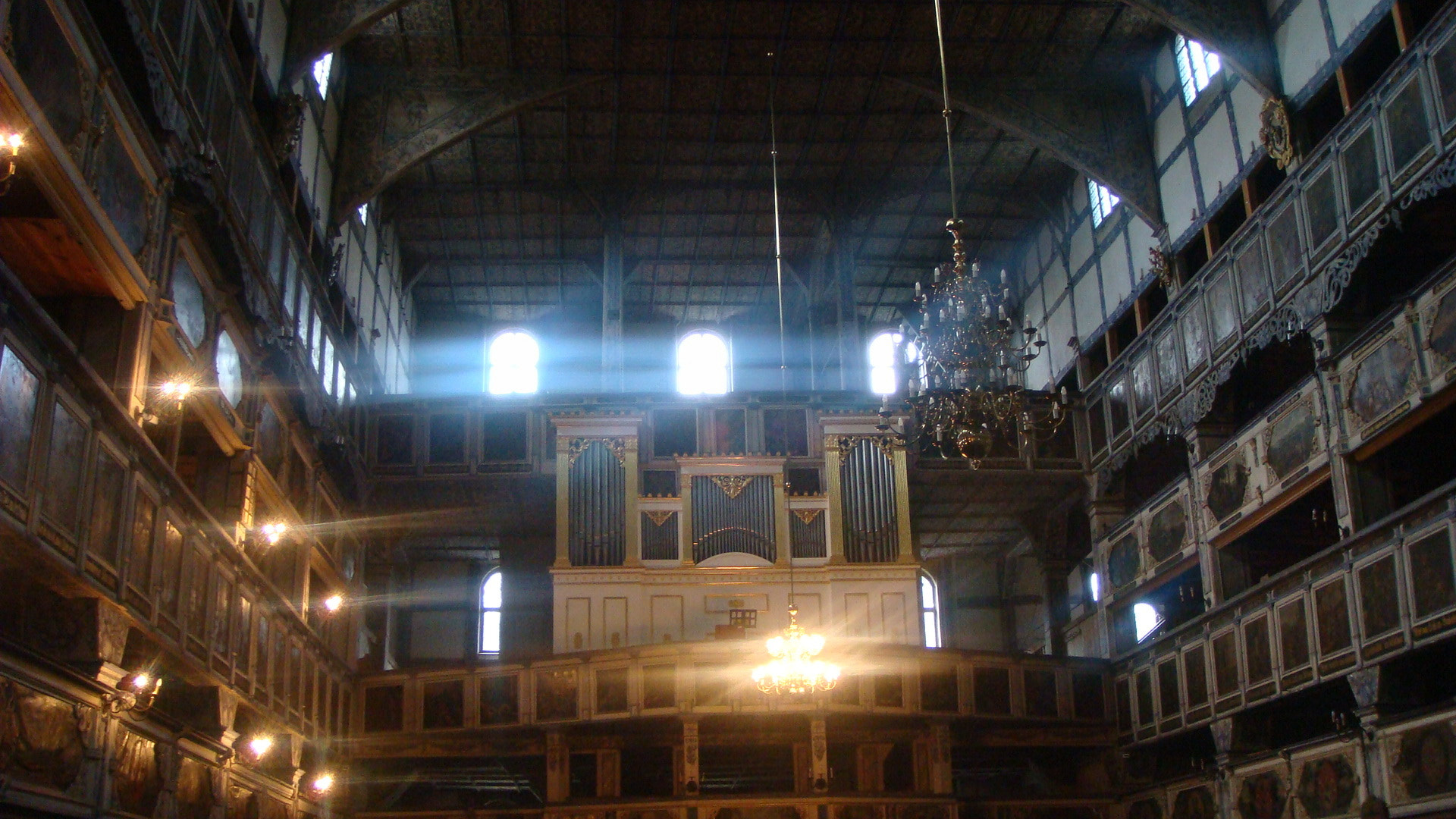 Sony DSC-T200 sample photo. Interior of the evangelical church of peace in jaw photography