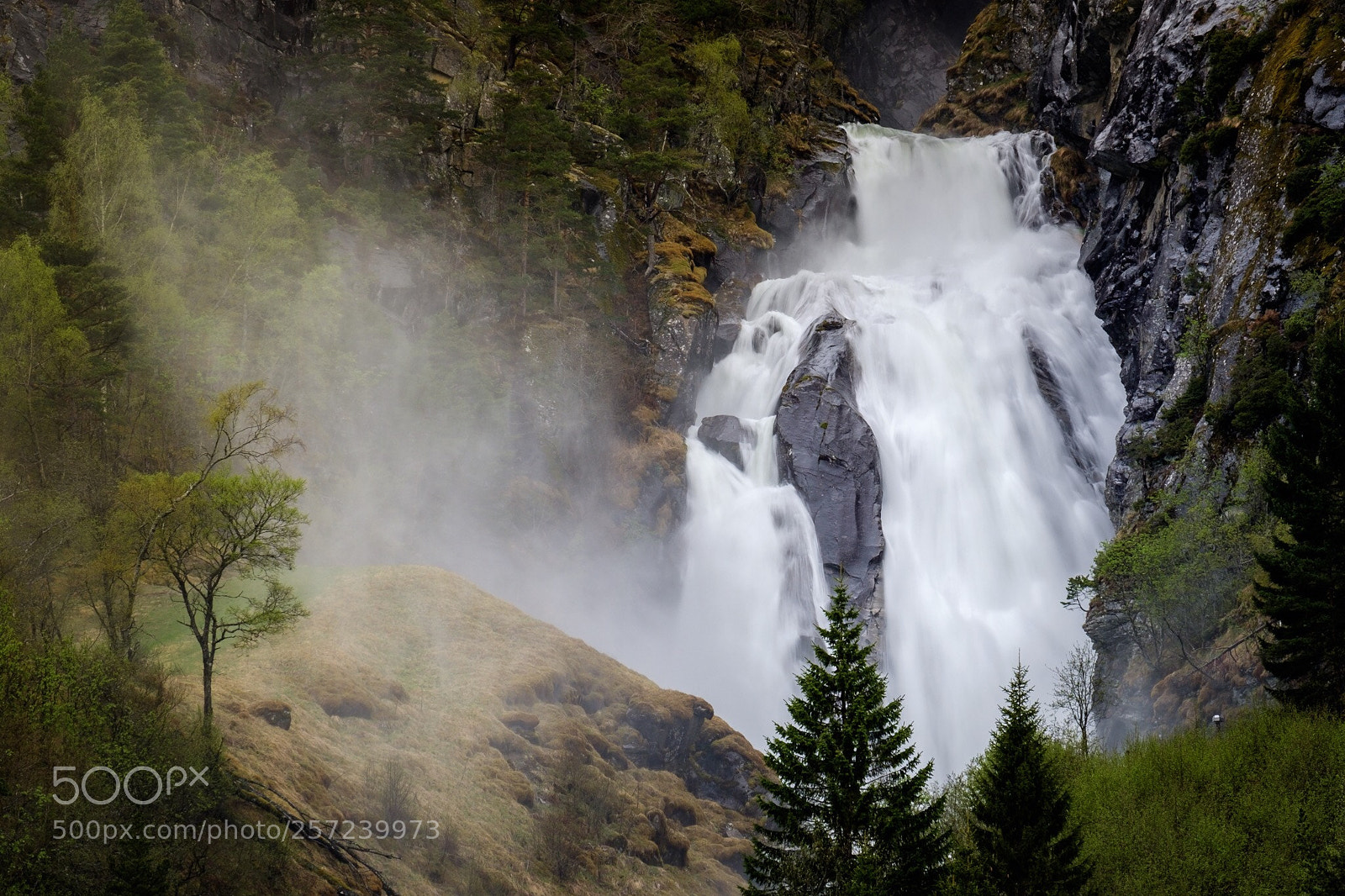 Fujifilm X-T1 sample photo. Waterfall magic photography