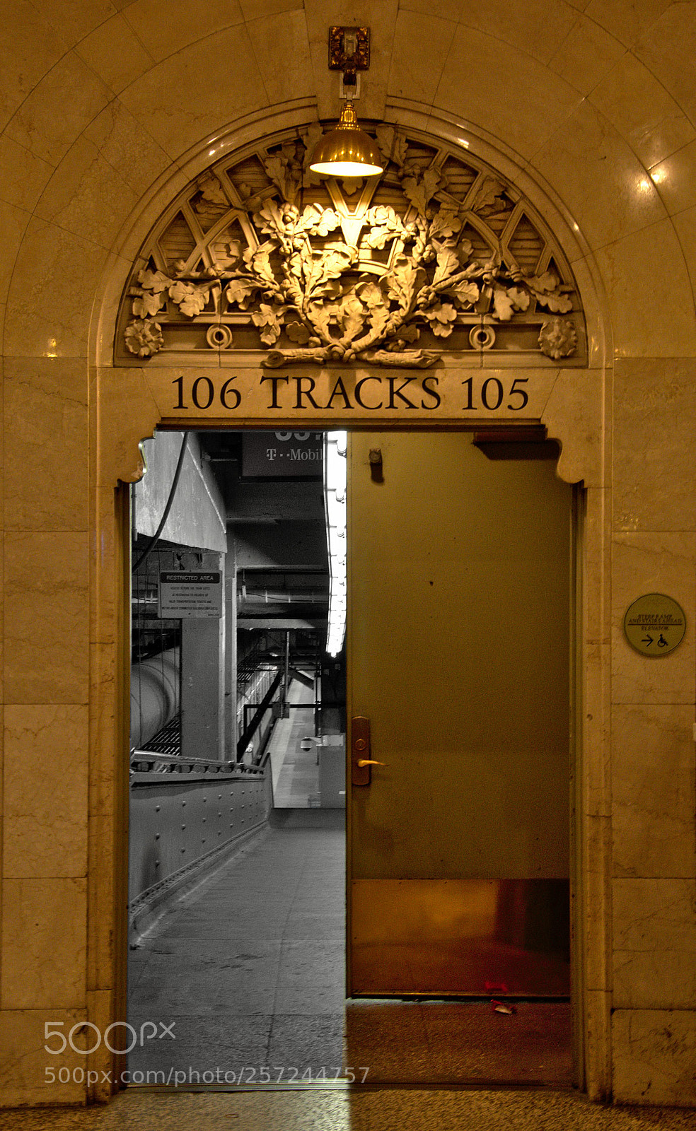 Nikon D5100 sample photo. Grand central door photography