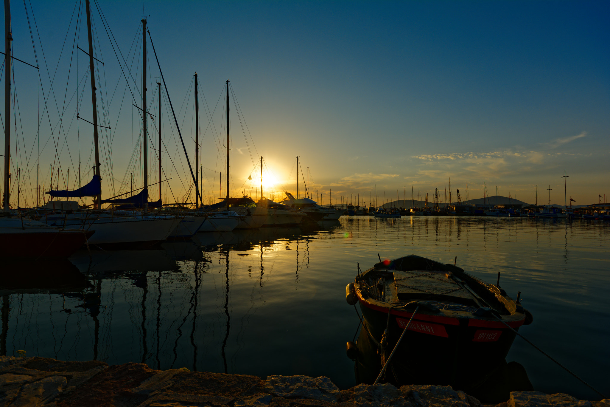 Sigma 10-20mm F4-5.6 EX DC HSM sample photo. Sunset in alghero photography