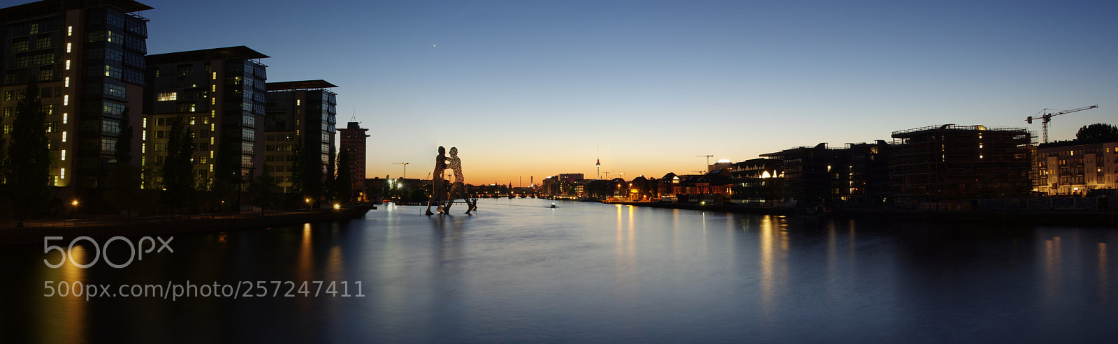 Pentax K-3 II sample photo. Berlin spree panorama photography