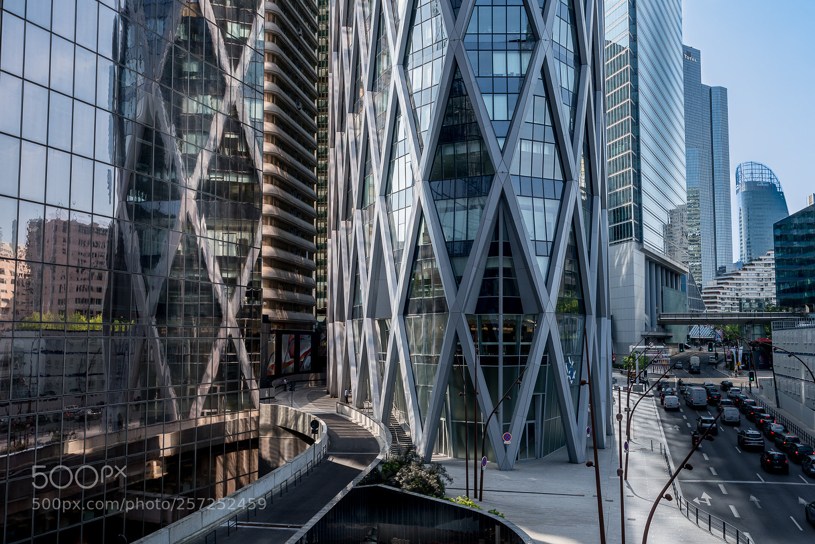 Nikon D750 sample photo. Paris la defense ring photography