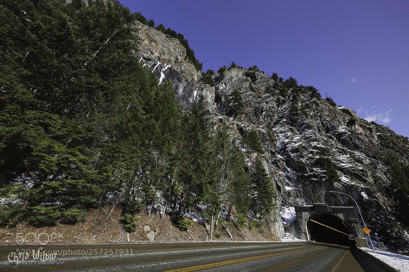 Canon EOS 6D sample photo. Through the mountains photography