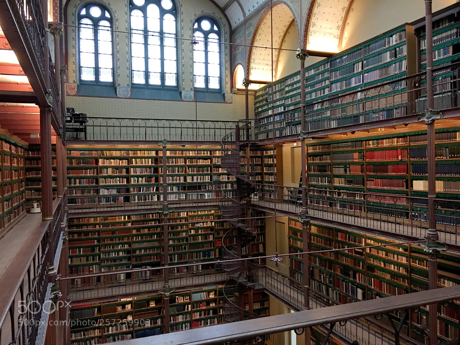 Apple iPhone 6s Plus sample photo. Amsterdam library photography