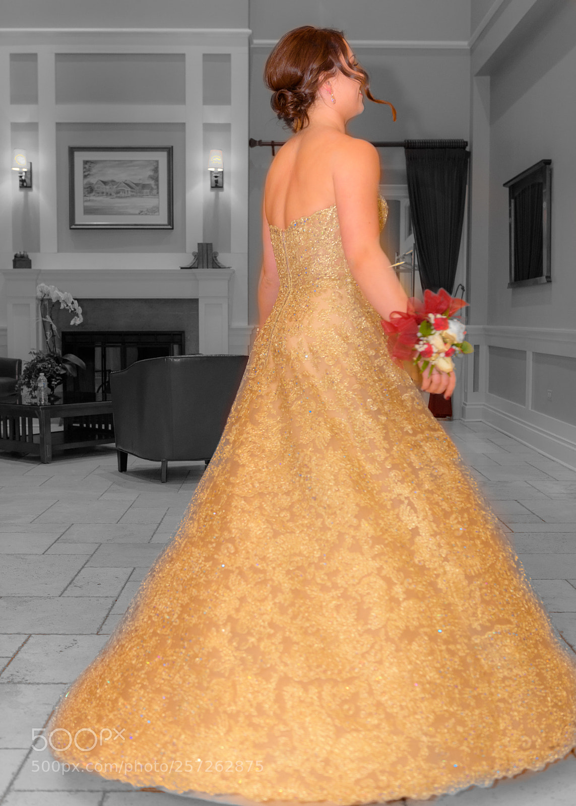 Nikon D750 sample photo. Prom dress photography