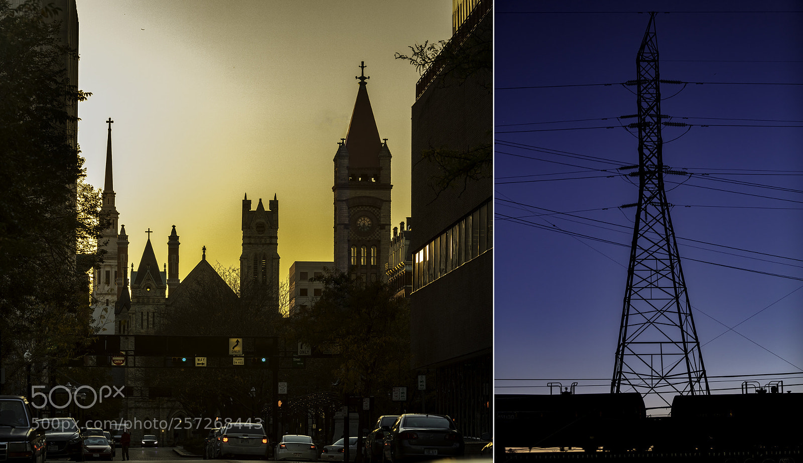 Canon EOS 5DS R sample photo. City skyline, cincinnati, church photography