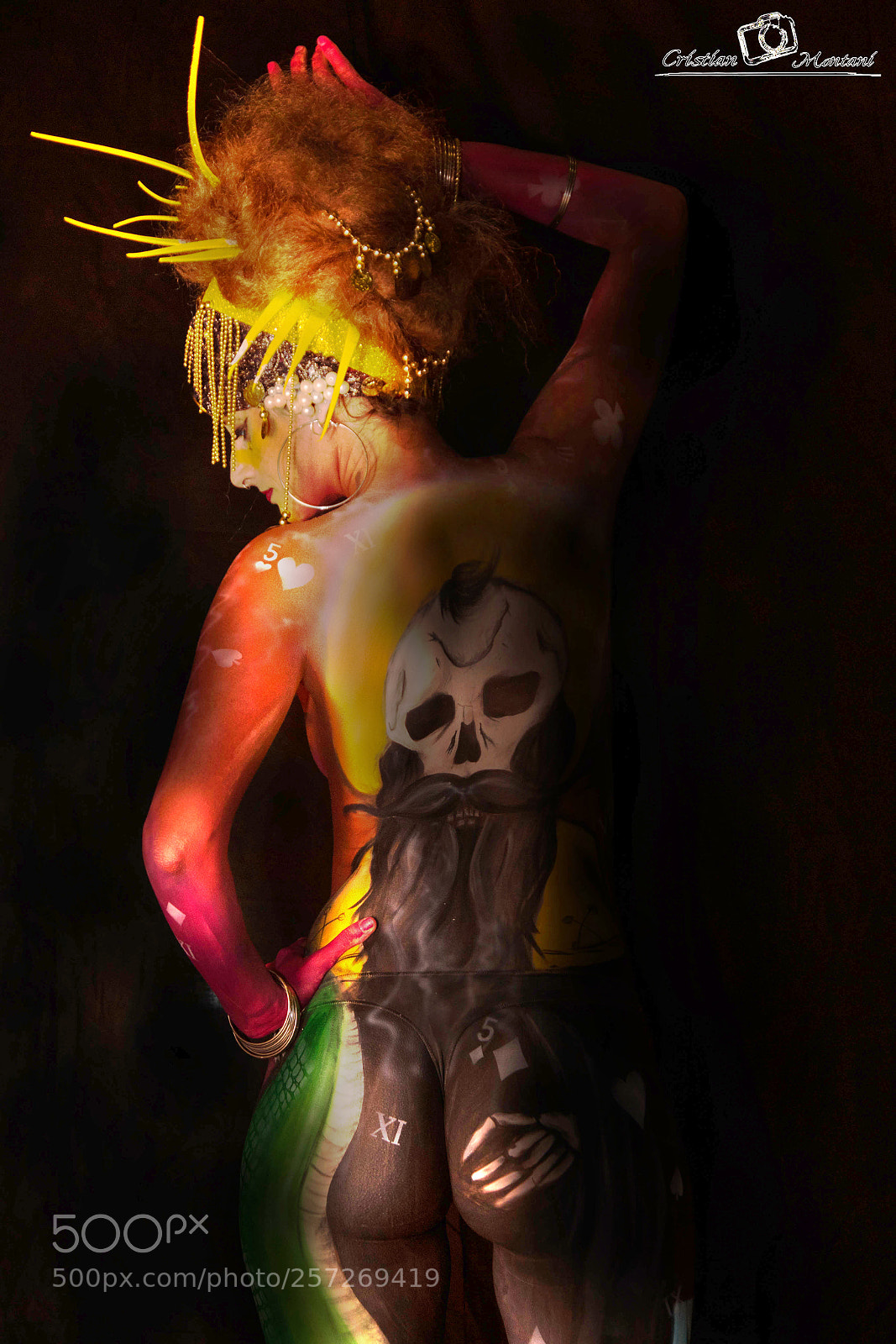 Canon EOS 1300D (EOS Rebel T6 / EOS Kiss X80) sample photo. Back body painting photography