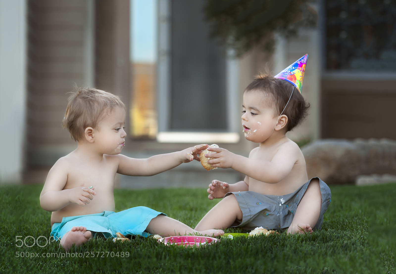 Nikon D700 sample photo. Twins turn 2. photography