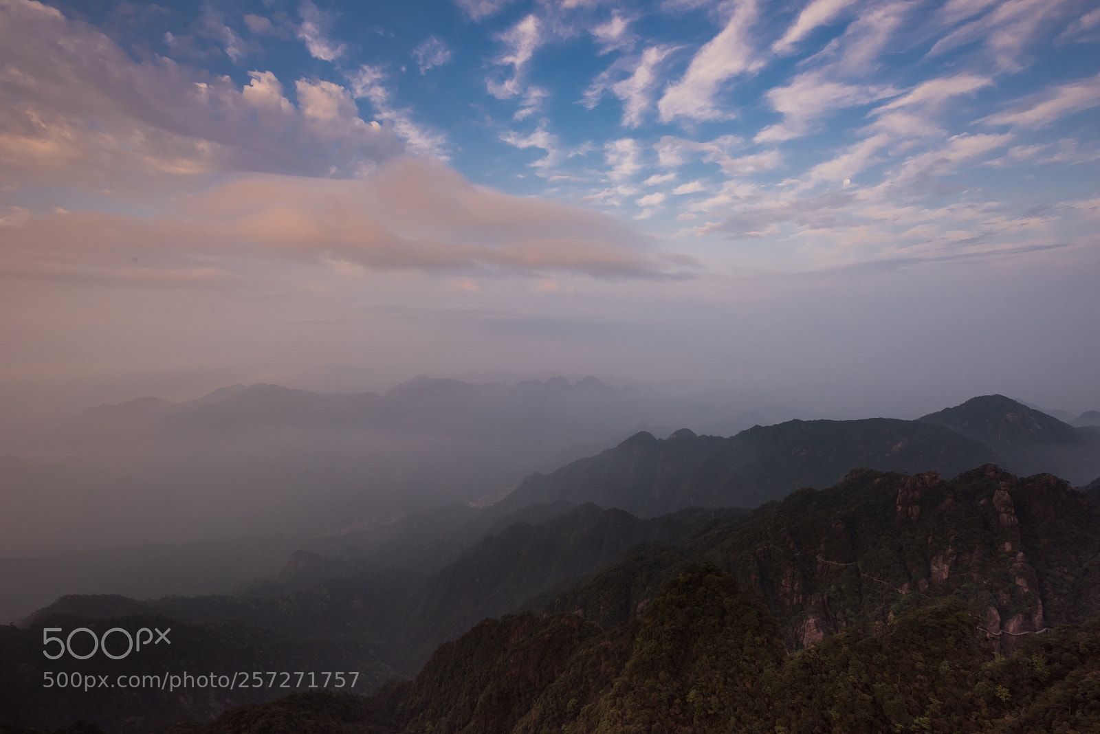 Nikon D810 sample photo. Clouds in sanqingshan mountains三清山云海 photography
