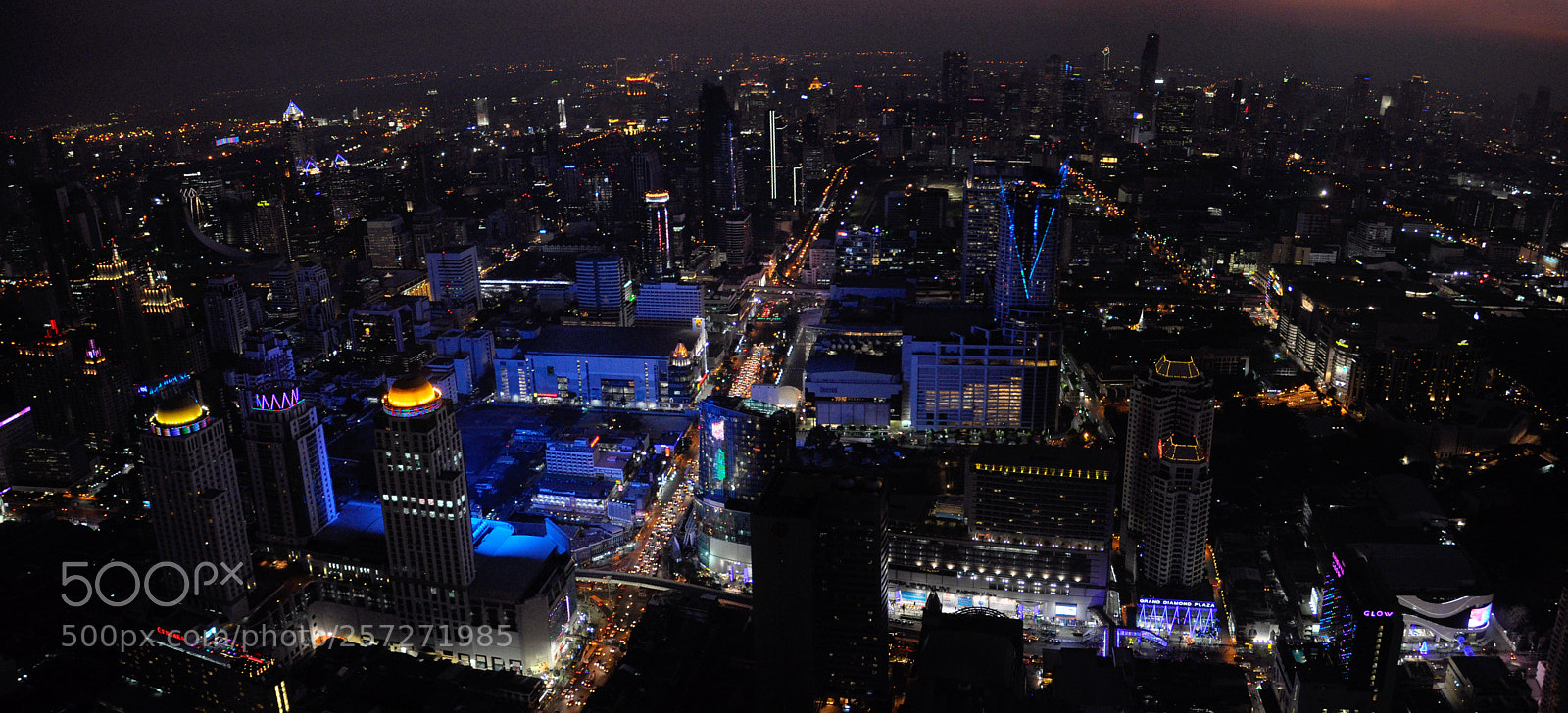 Nikon D5000 sample photo. Night over bangkok photography