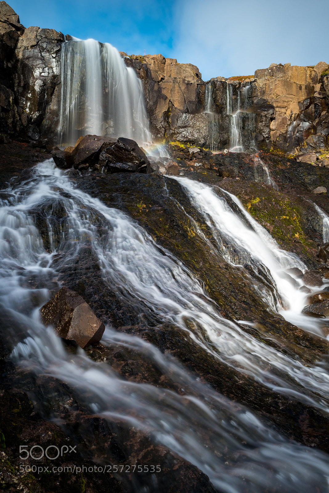 Nikon D750 sample photo. Waterfall in arnk tludalur photography