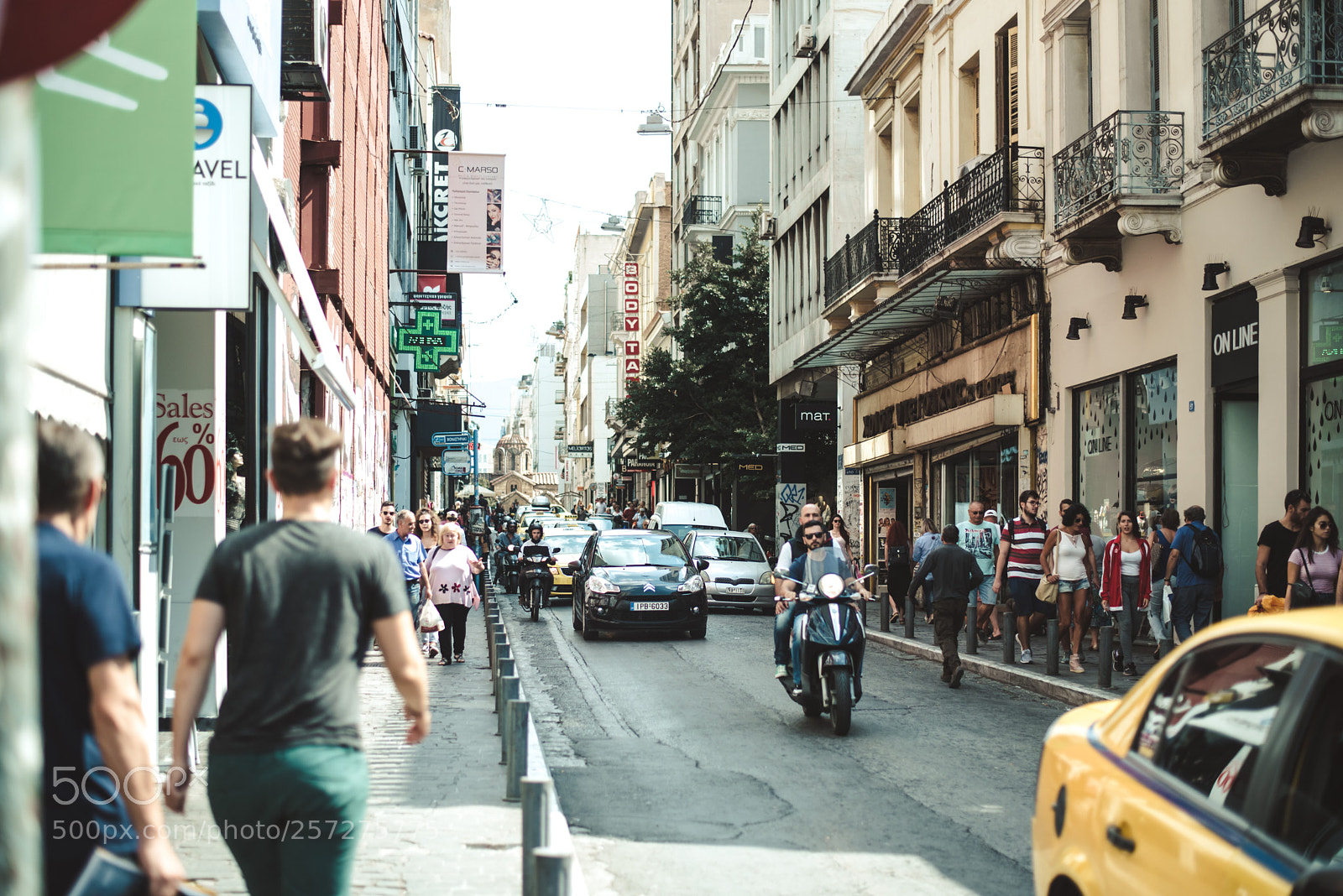 Nikon D750 sample photo. Athens town and people photography