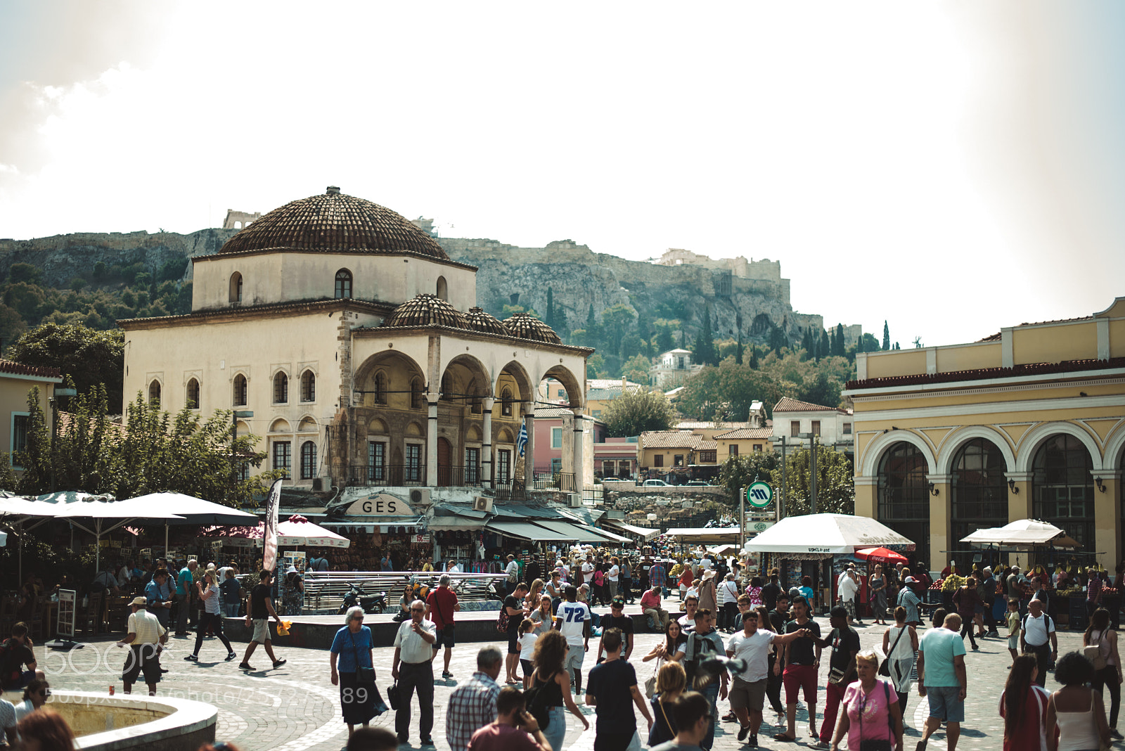 Nikon D750 sample photo. Athens town and people photography