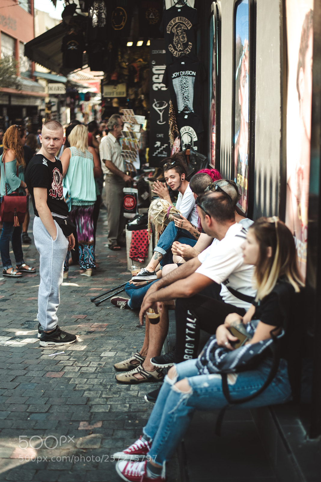 Nikon D750 sample photo. Athens town and people photography