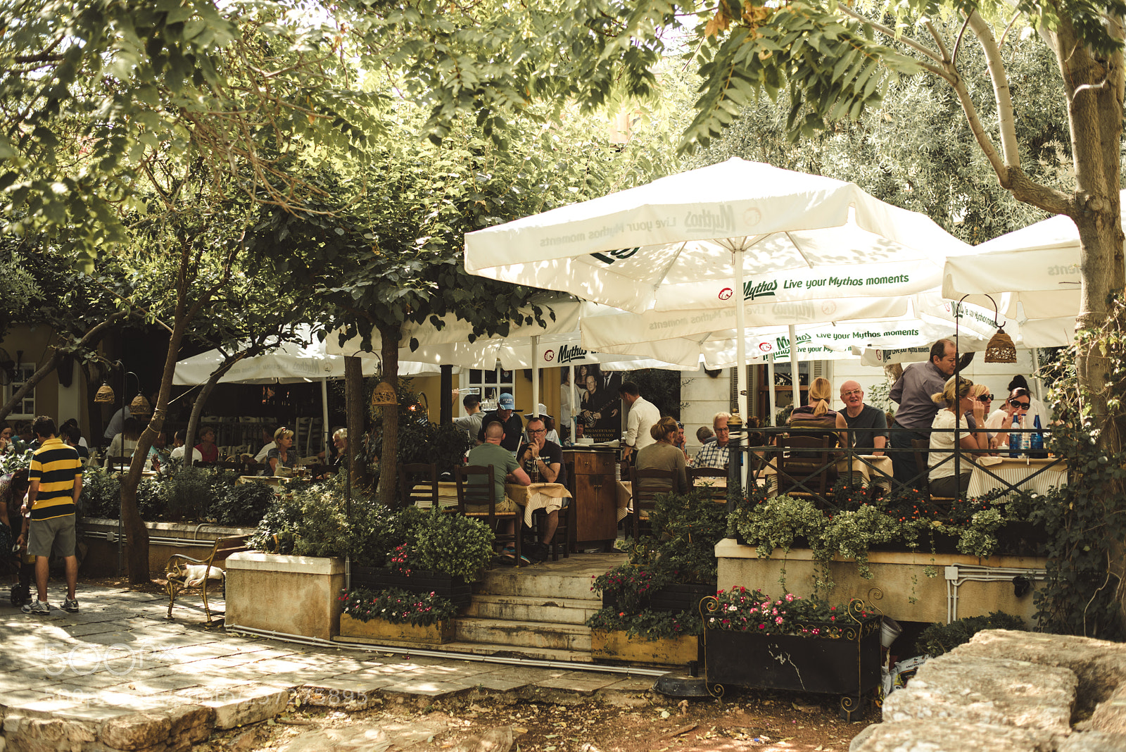 Nikon D750 sample photo. Athens town and people photography