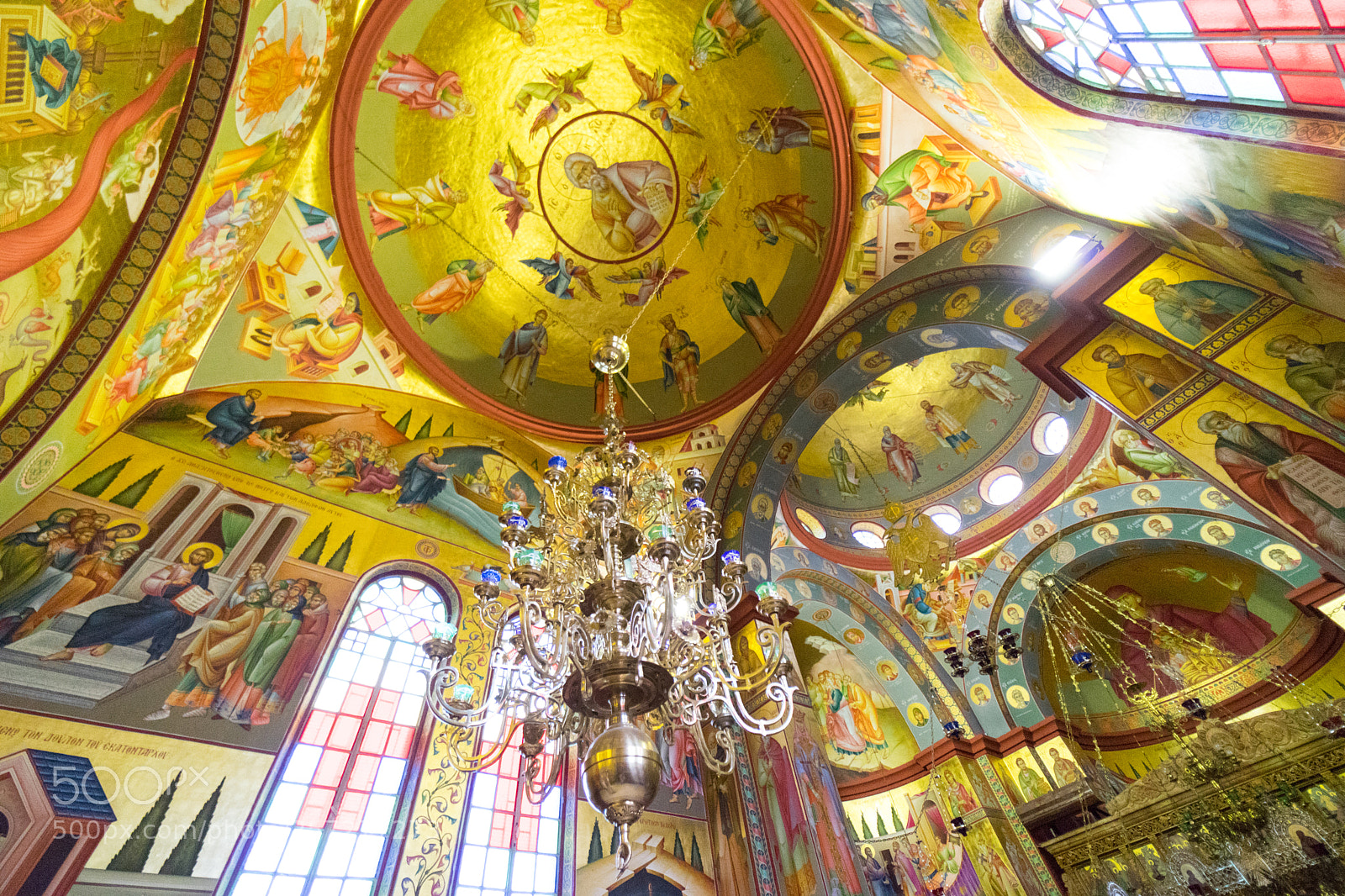 Sony a7 II sample photo. Ortodox church painting israel photography