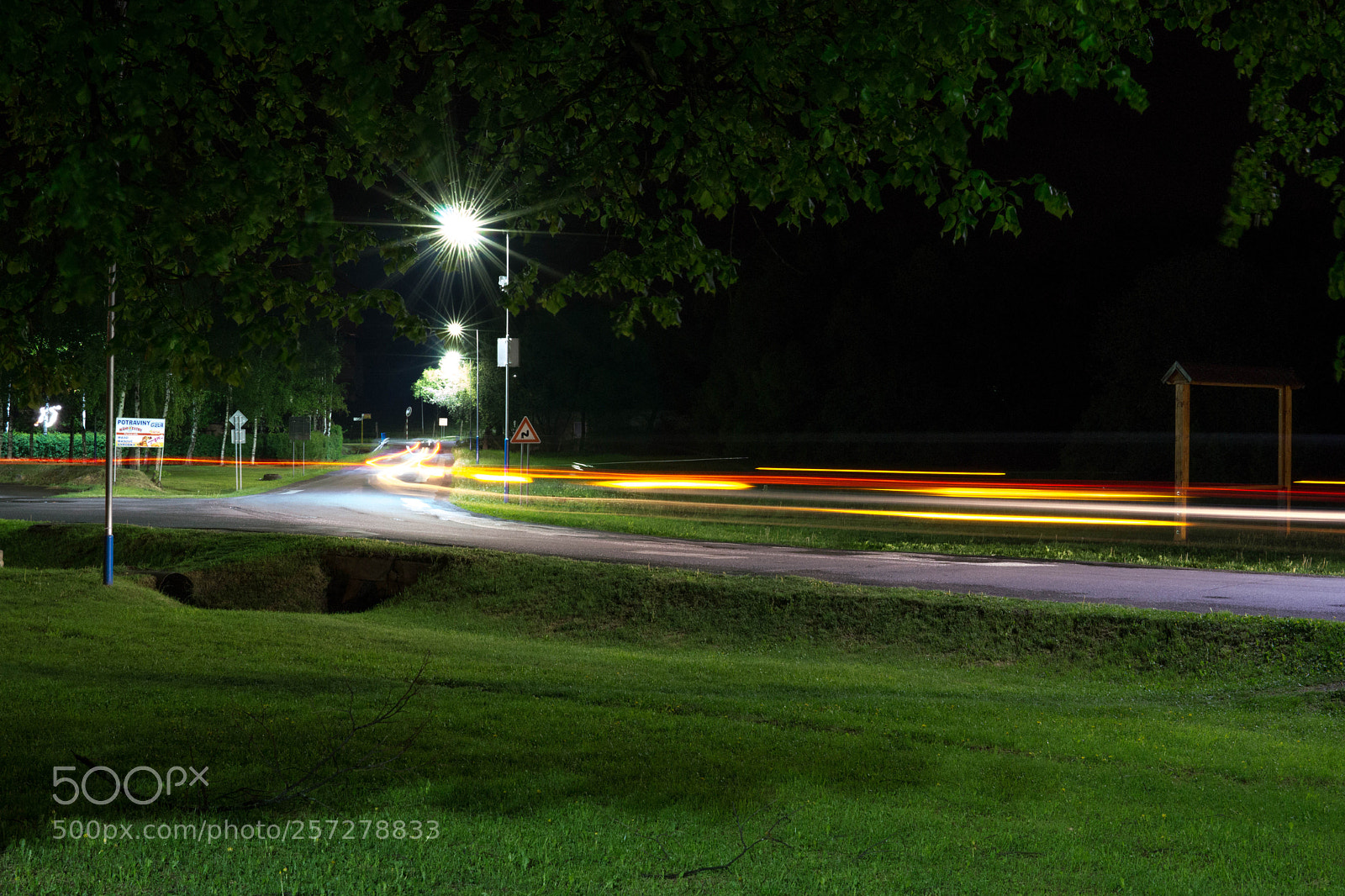 Sony a6000 sample photo. Lights of night photography