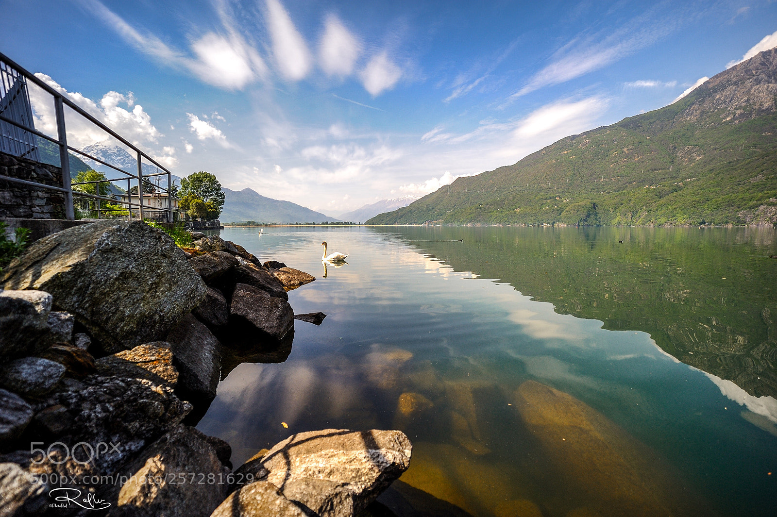 Nikon D3 sample photo. Mezzola lake  photography