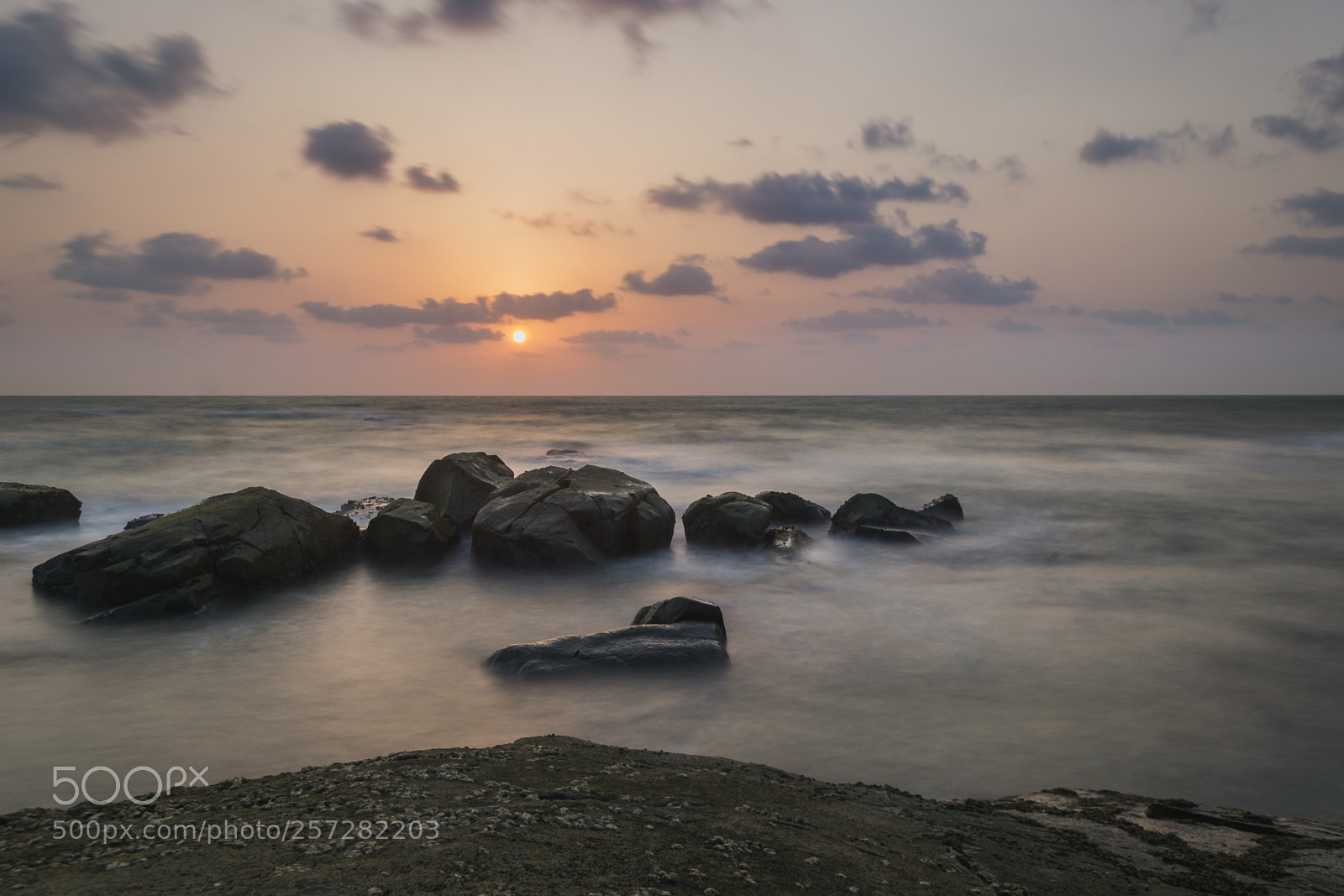 Nikon D3100 sample photo. Sunset at ashvem beach photography