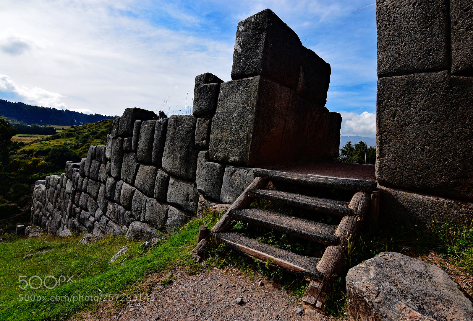 Nikon D3300 sample photo. Sacsayhuaman path photography