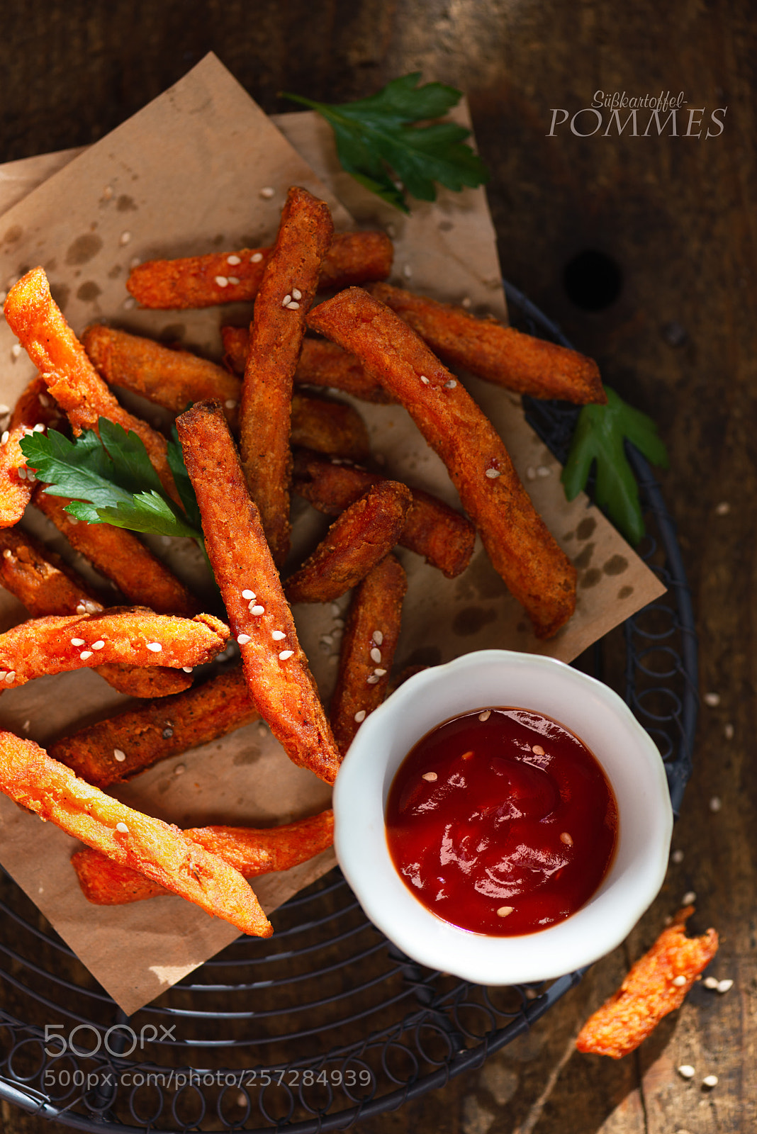 Nikon D610 sample photo. Süsskartoffel- pommes. photography