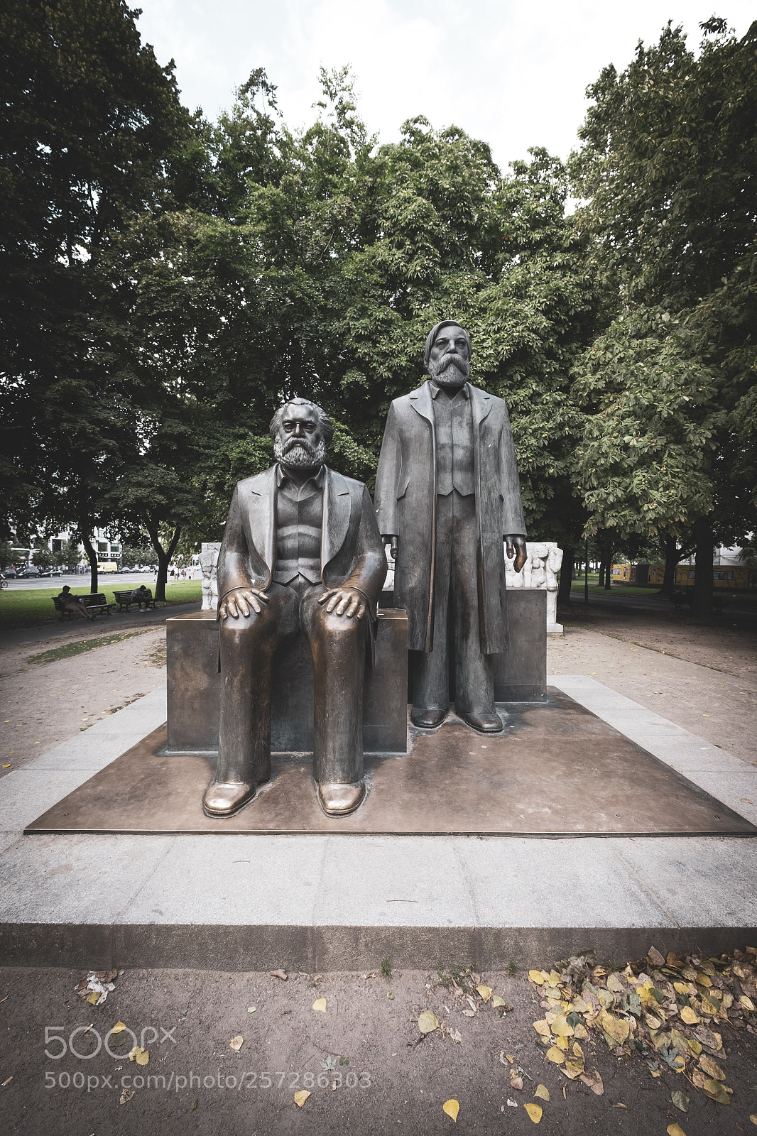 Fujifilm X-T10 sample photo. Marx and engels monument photography