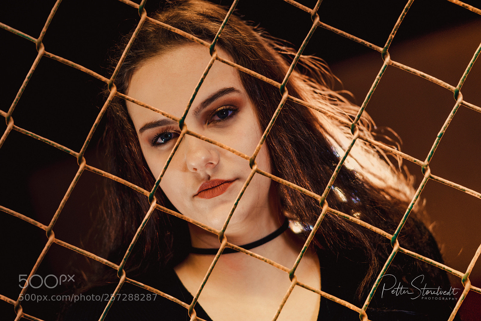 Sony a7R III sample photo. Fence woman photography