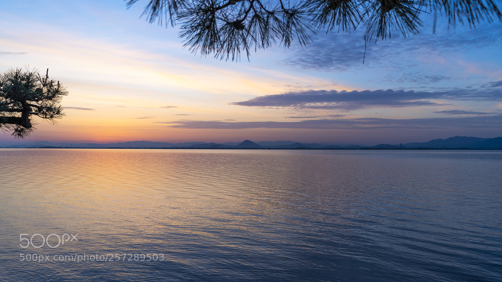 Sony a7R III sample photo. 琵琶湖日出 photography