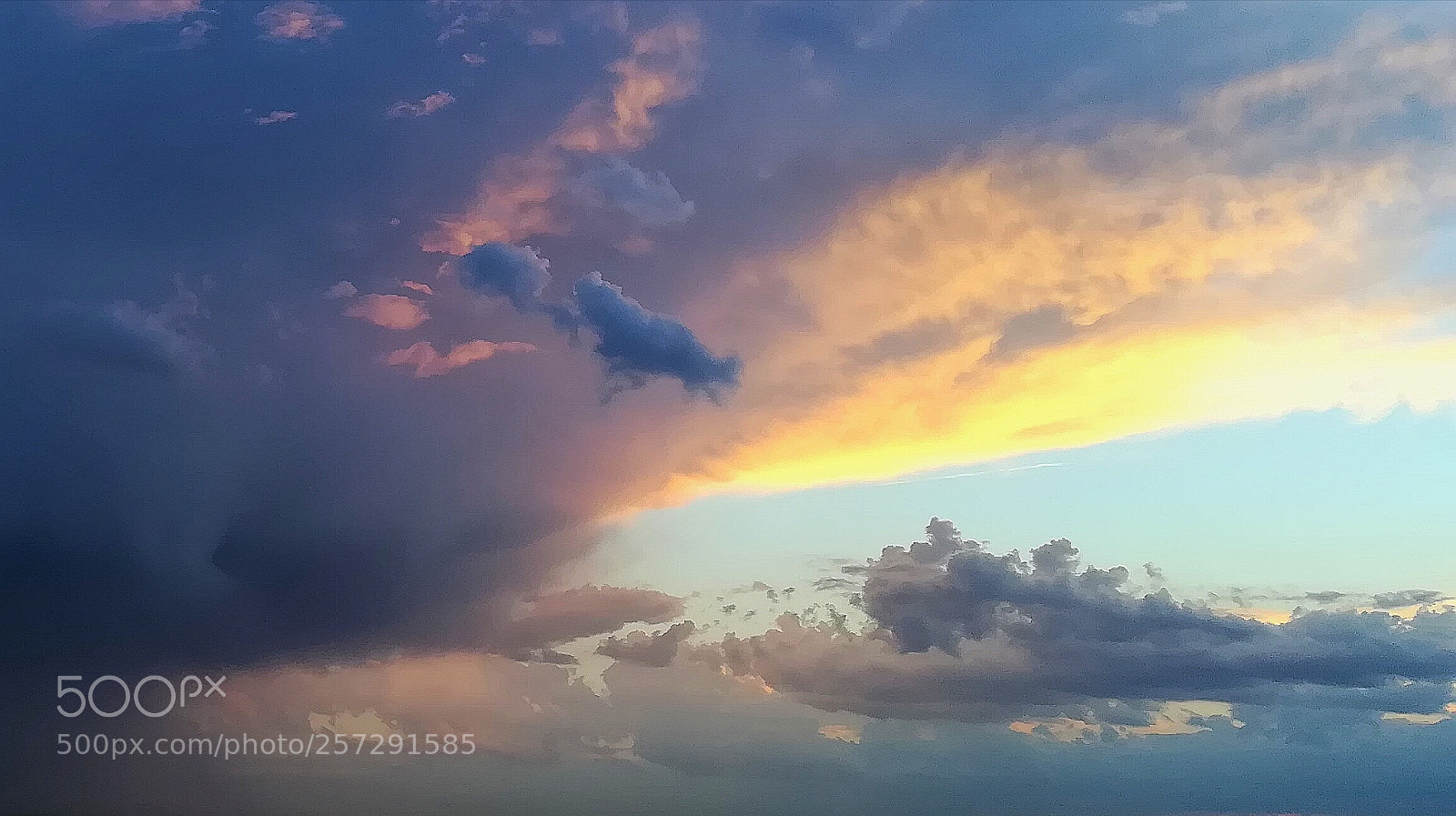 HUAWEI PRA-LX1 sample photo. Sunset clouds photography