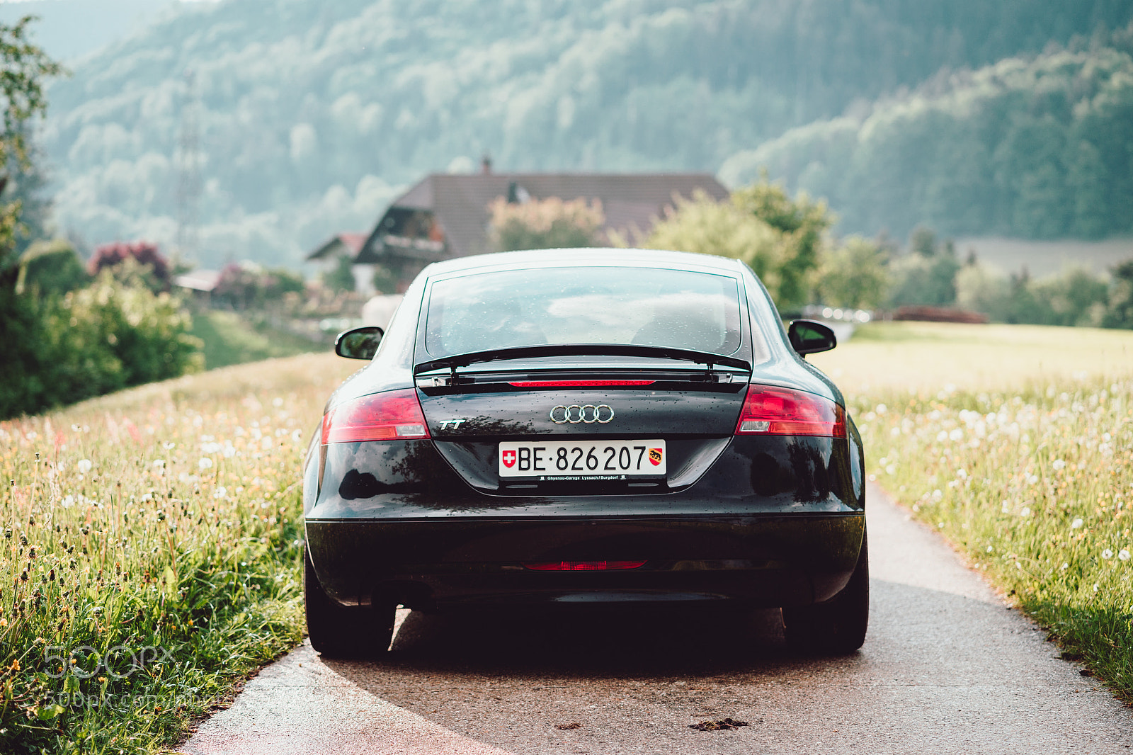 Sony a7 II sample photo. Black audi tt coupe photography