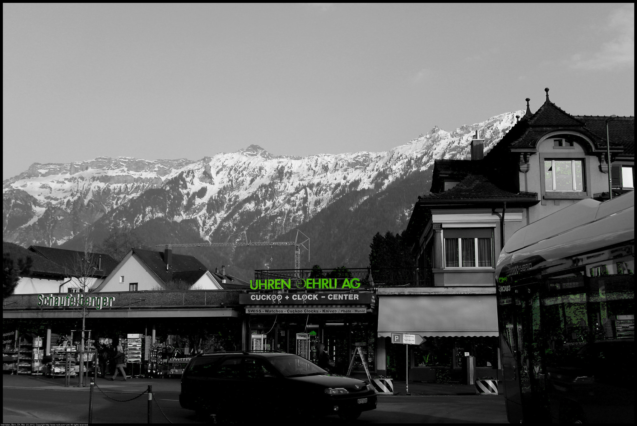 Canon EF-S 18-55mm F3.5-5.6 IS sample photo. Interlaken street photography