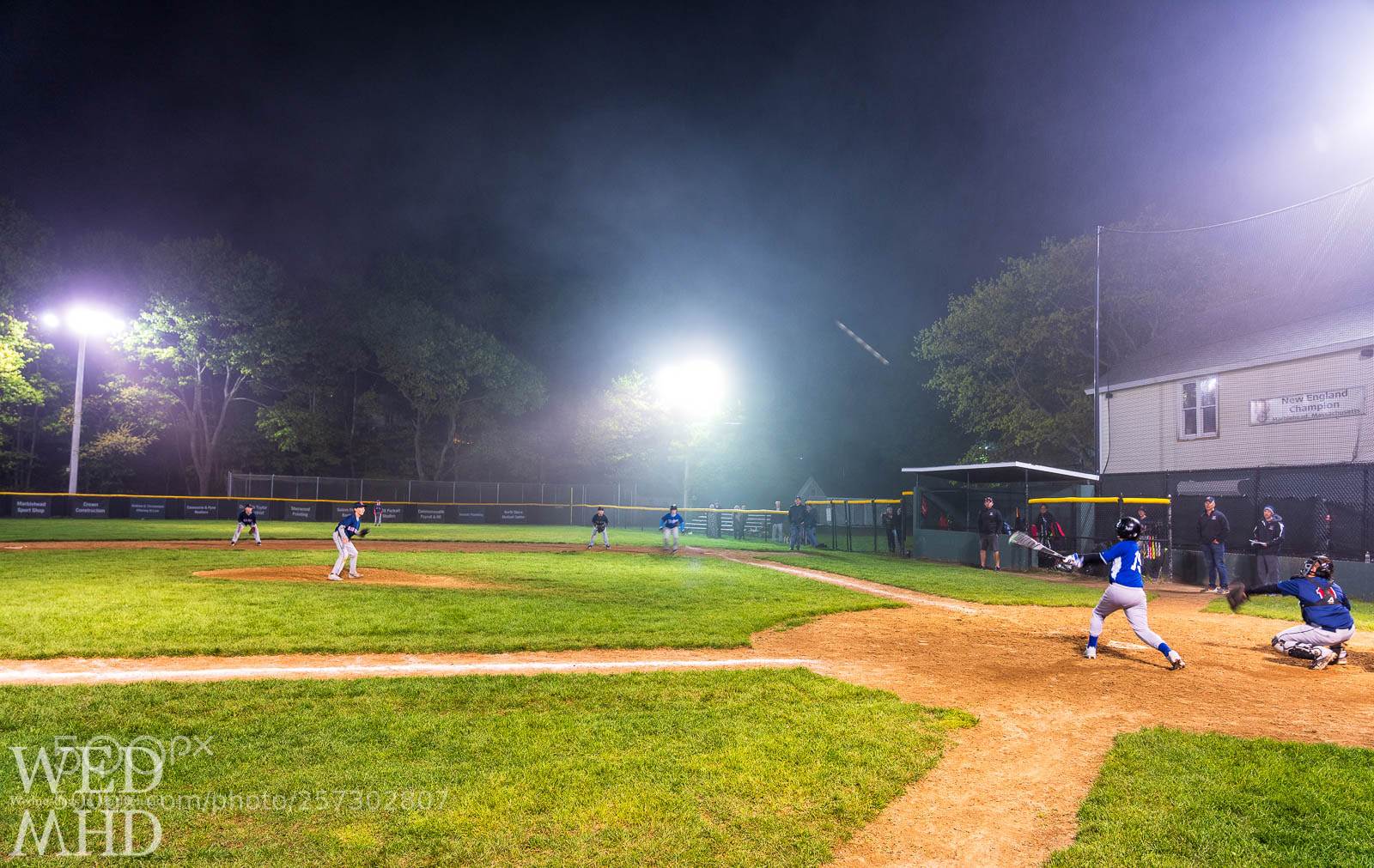 Sony a7R III sample photo. Baseball in the fog photography