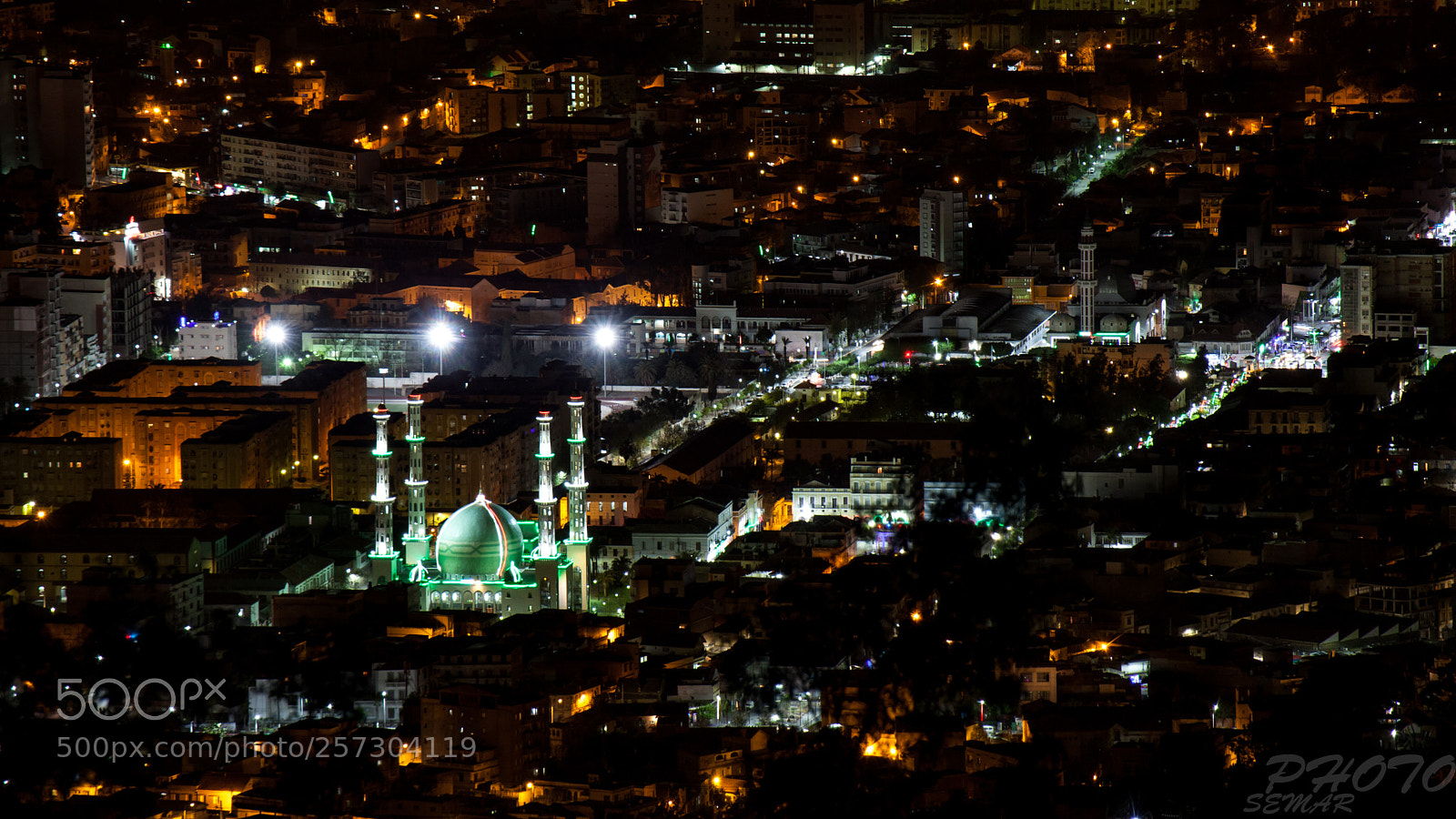 Canon EOS 5D Mark II sample photo. Blida by night photography