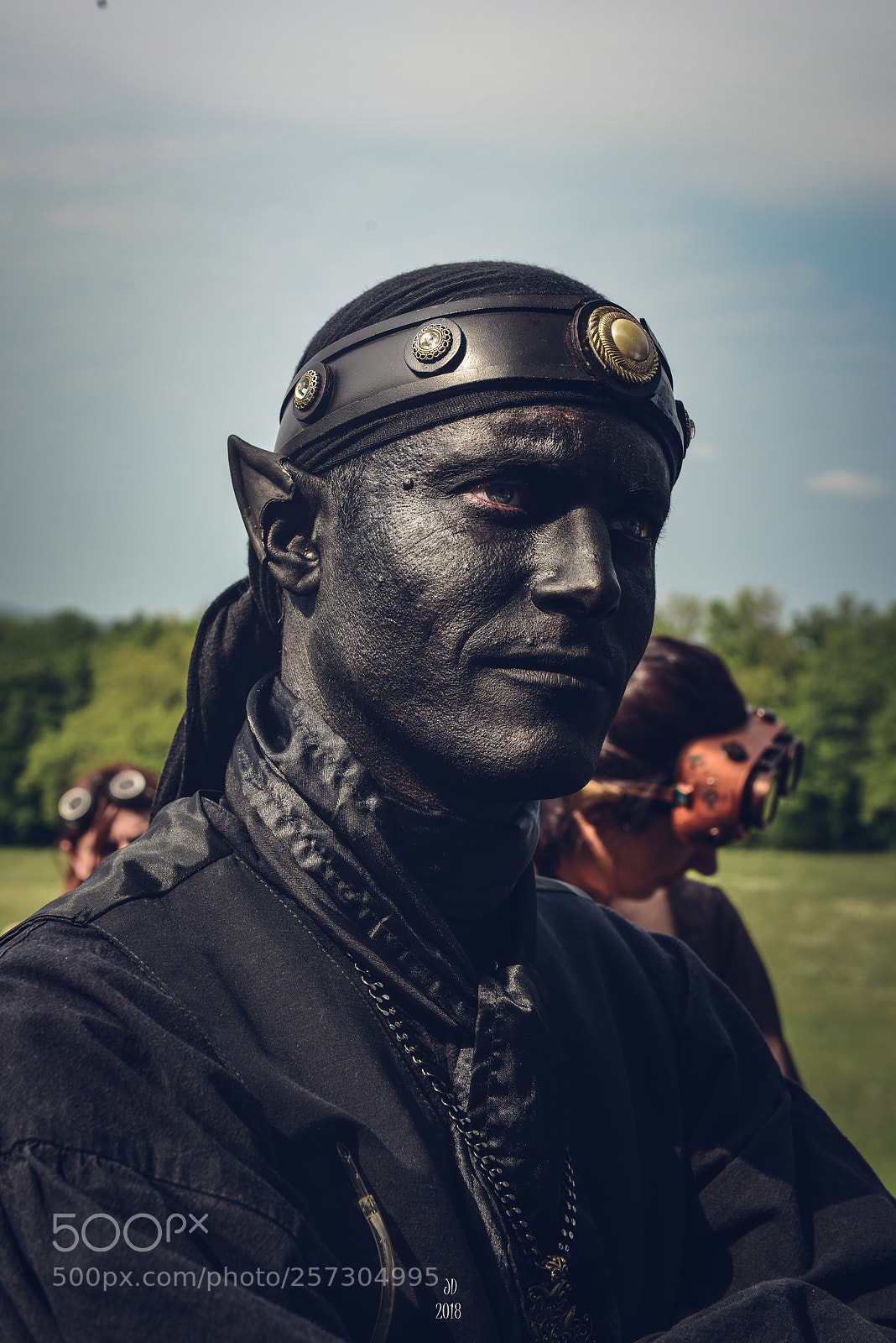 Nikon D800 sample photo. Elfe noir. vapeurs de photography