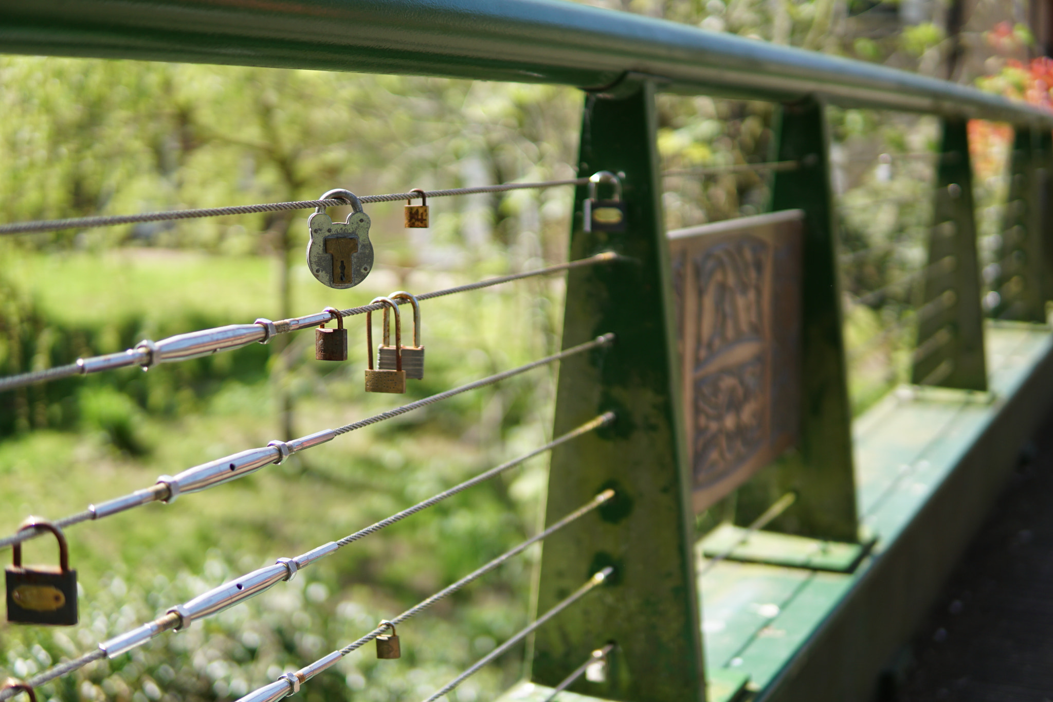 Sony a6300 + Sigma 30mm F1.4 DC DN | C sample photo. Padlock on the bridge photography