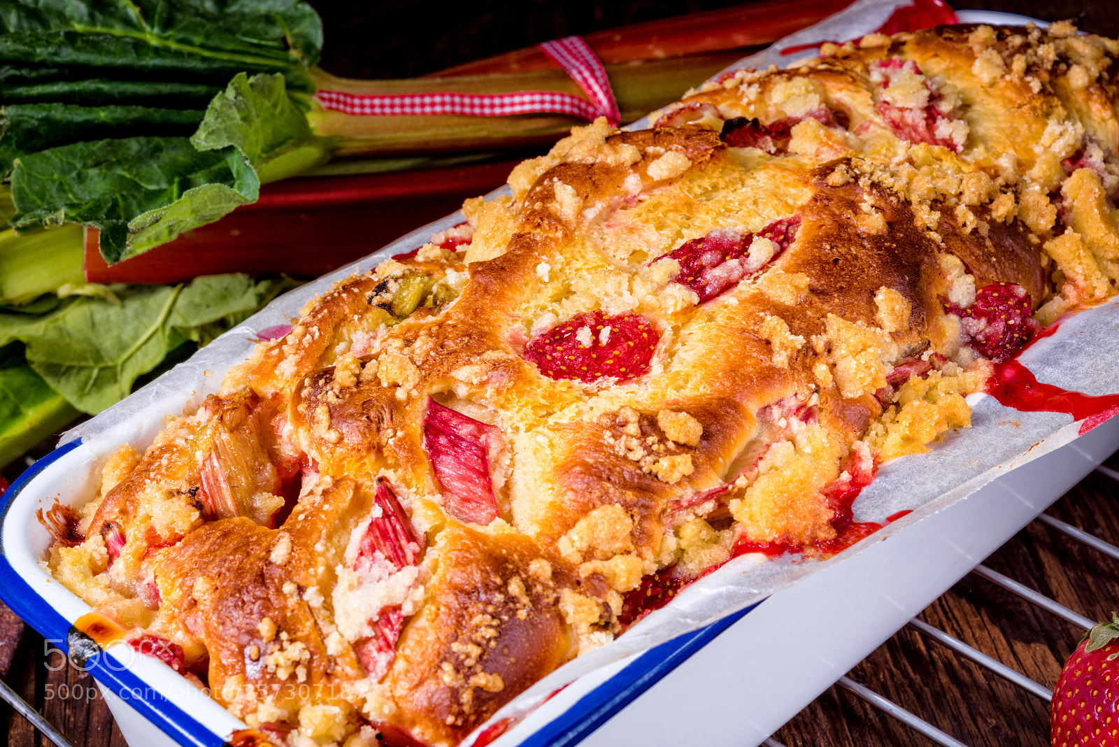 Nikon D810 sample photo. A tasty strawberry rhubarb photography