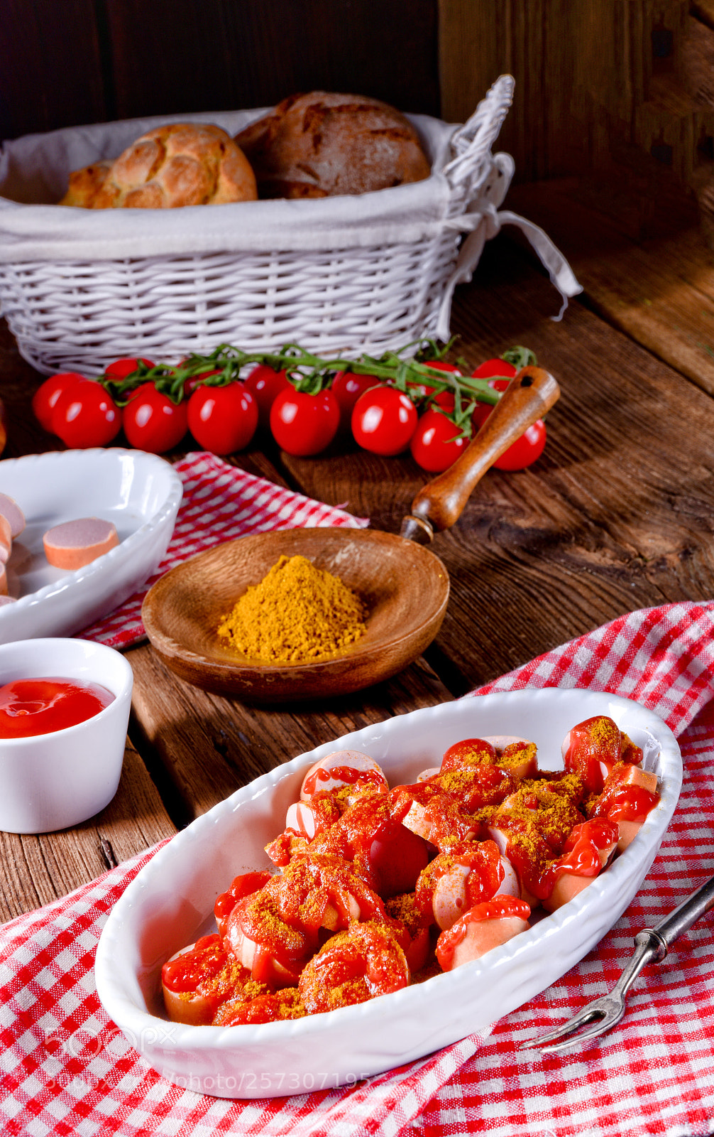 Nikon D810 sample photo. Sausage in curry sauce photography