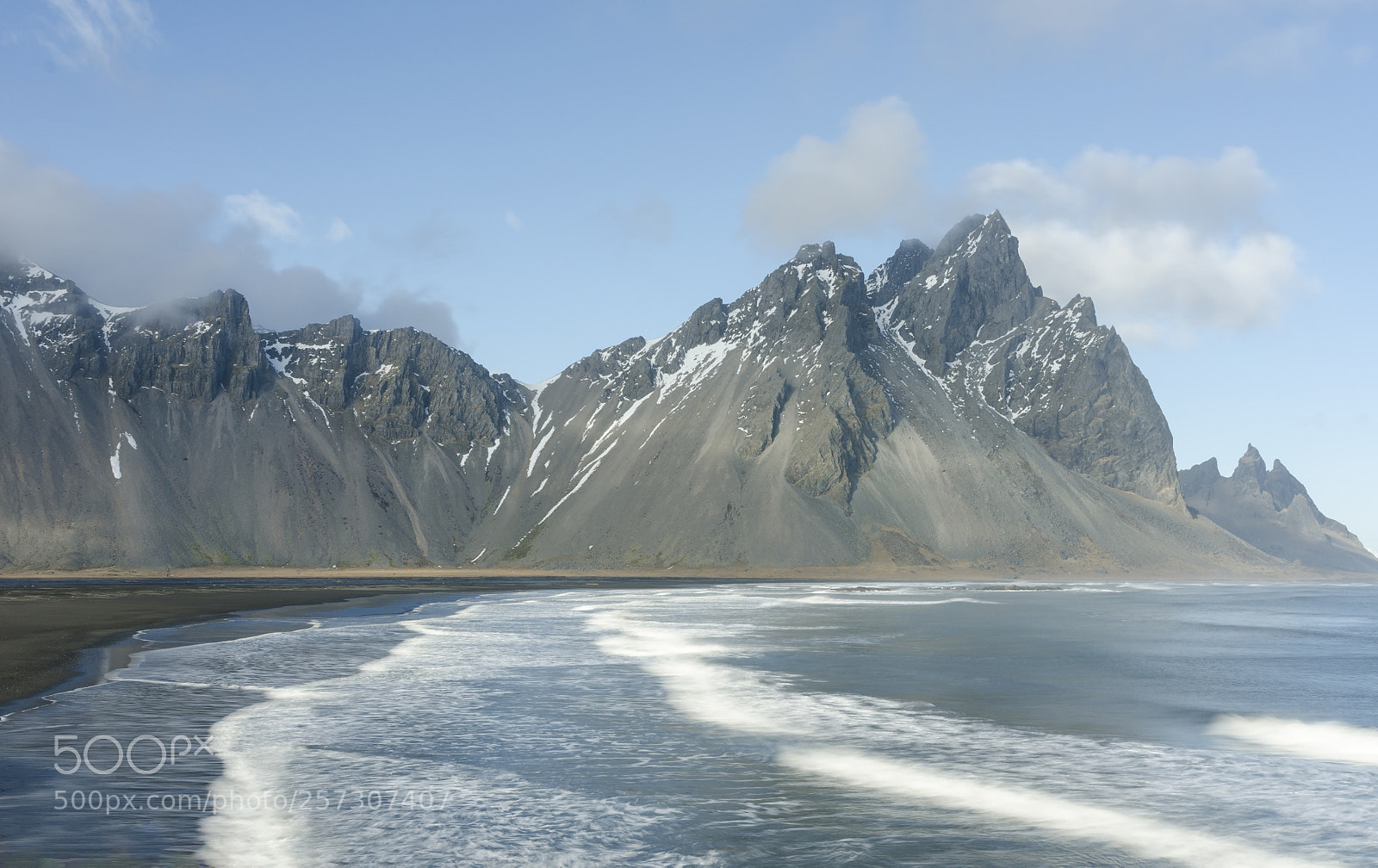 Nikon D7000 sample photo. Vestrahorn and the atlantic photography