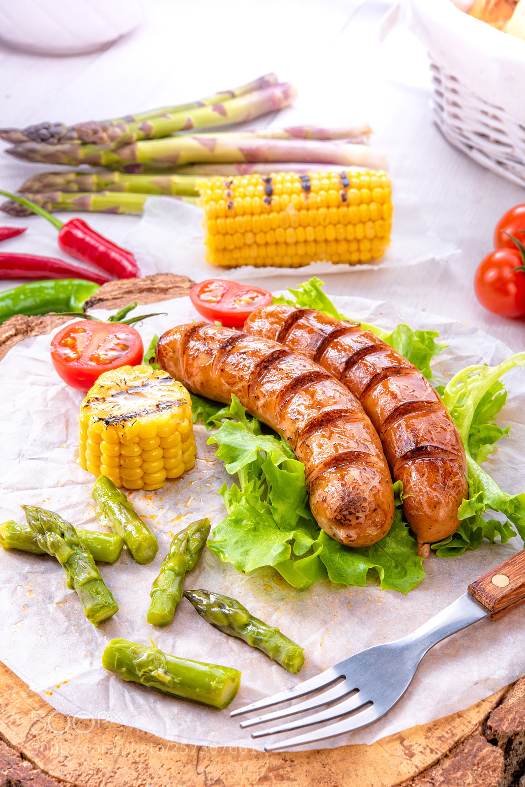 Nikon D810 sample photo. Grilled krakauer sausage with photography