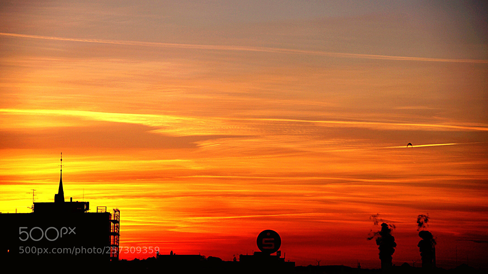 Sony SLT-A37 sample photo. Orange sky photography