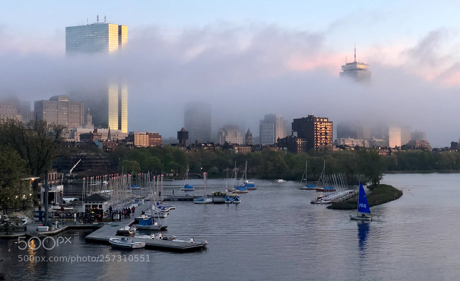 Apple iPhone X sample photo. City in the clouds photography