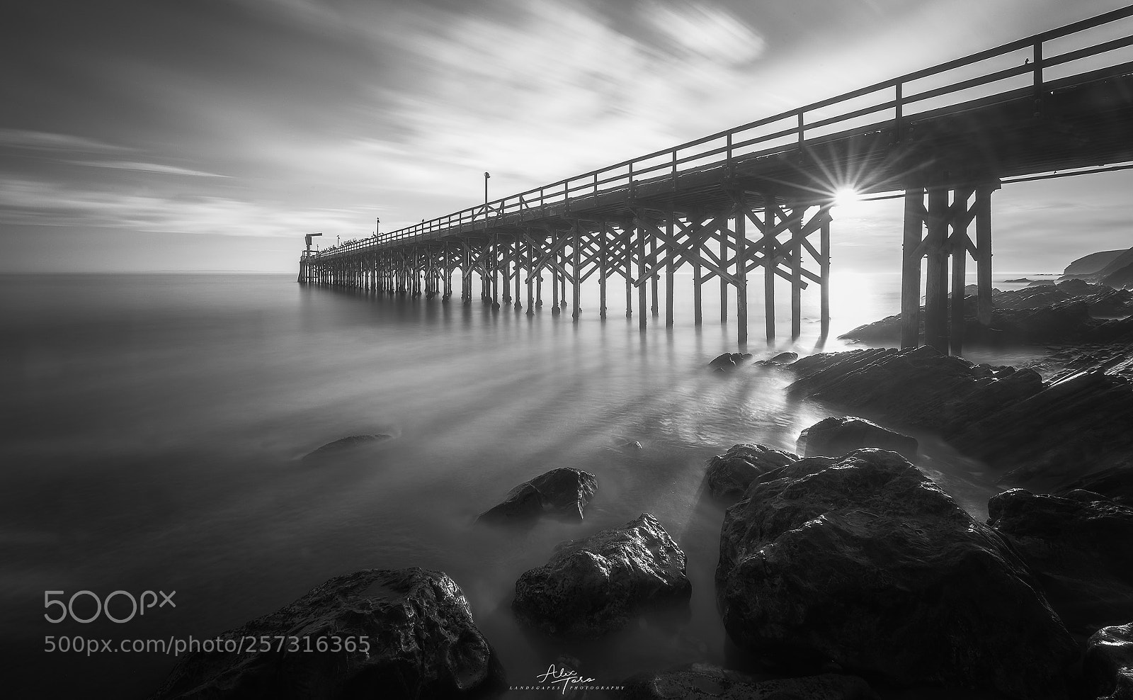Nikon D750 sample photo. L-082-gaviota beach pier photography