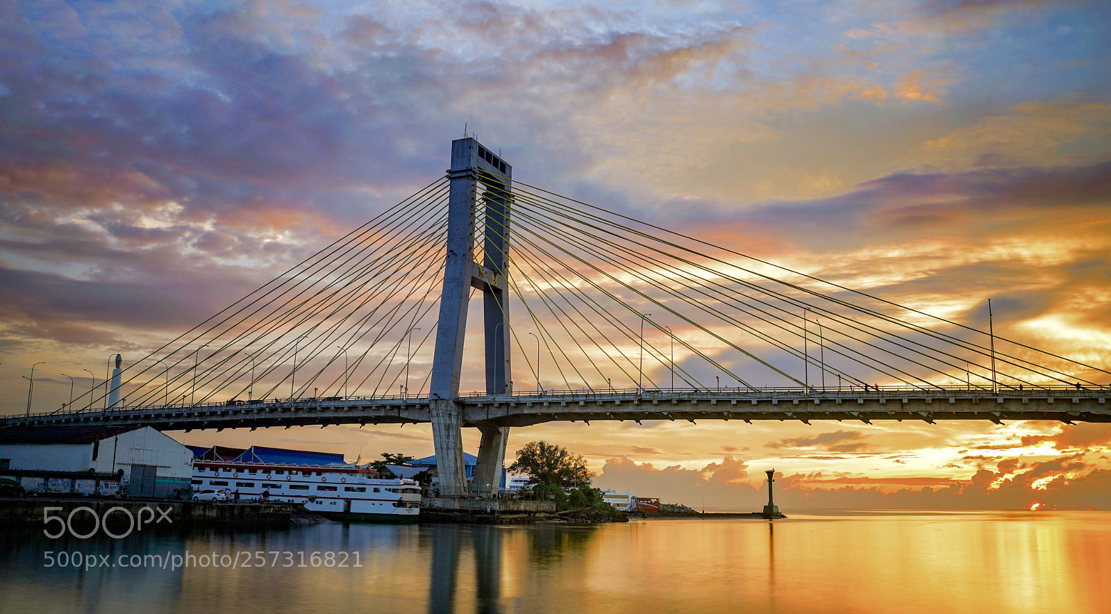 Sony a7R III sample photo. Soekarno bridge - manado photography