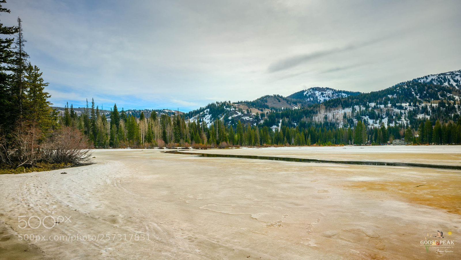 Sony a7R II sample photo. Frozen lake photography