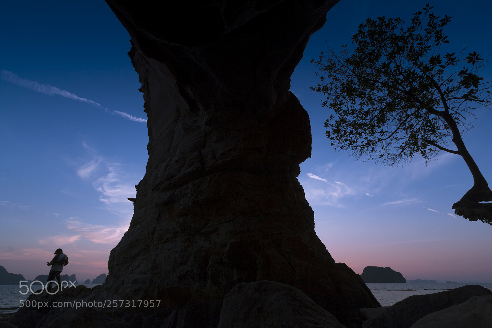 Canon EOS 60D sample photo. Man, rock, tree. photography