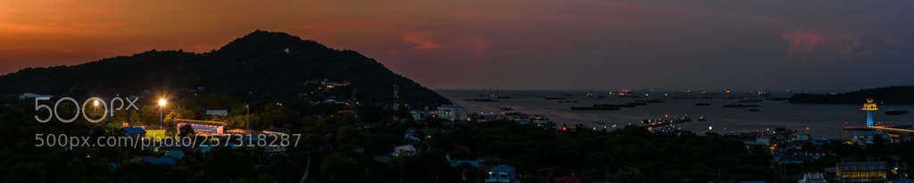 Nikon D750 sample photo. Pano icland koh sichang photography