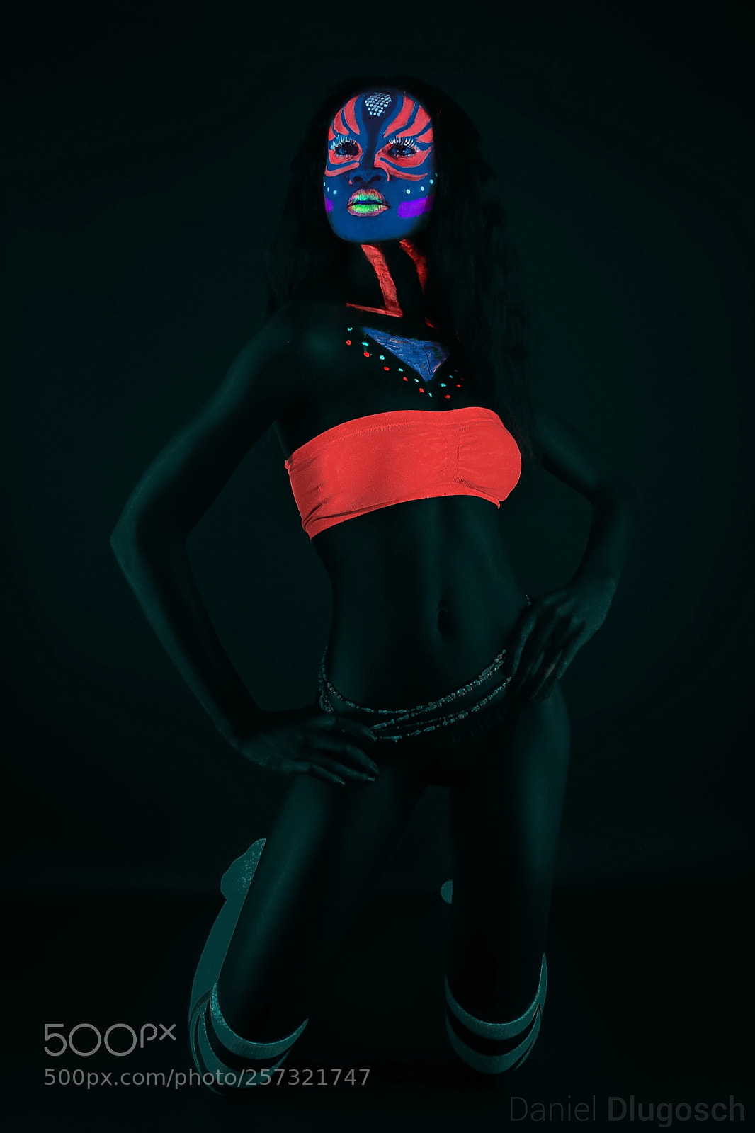 Pentax K-5 sample photo. Blacklight experiment photography