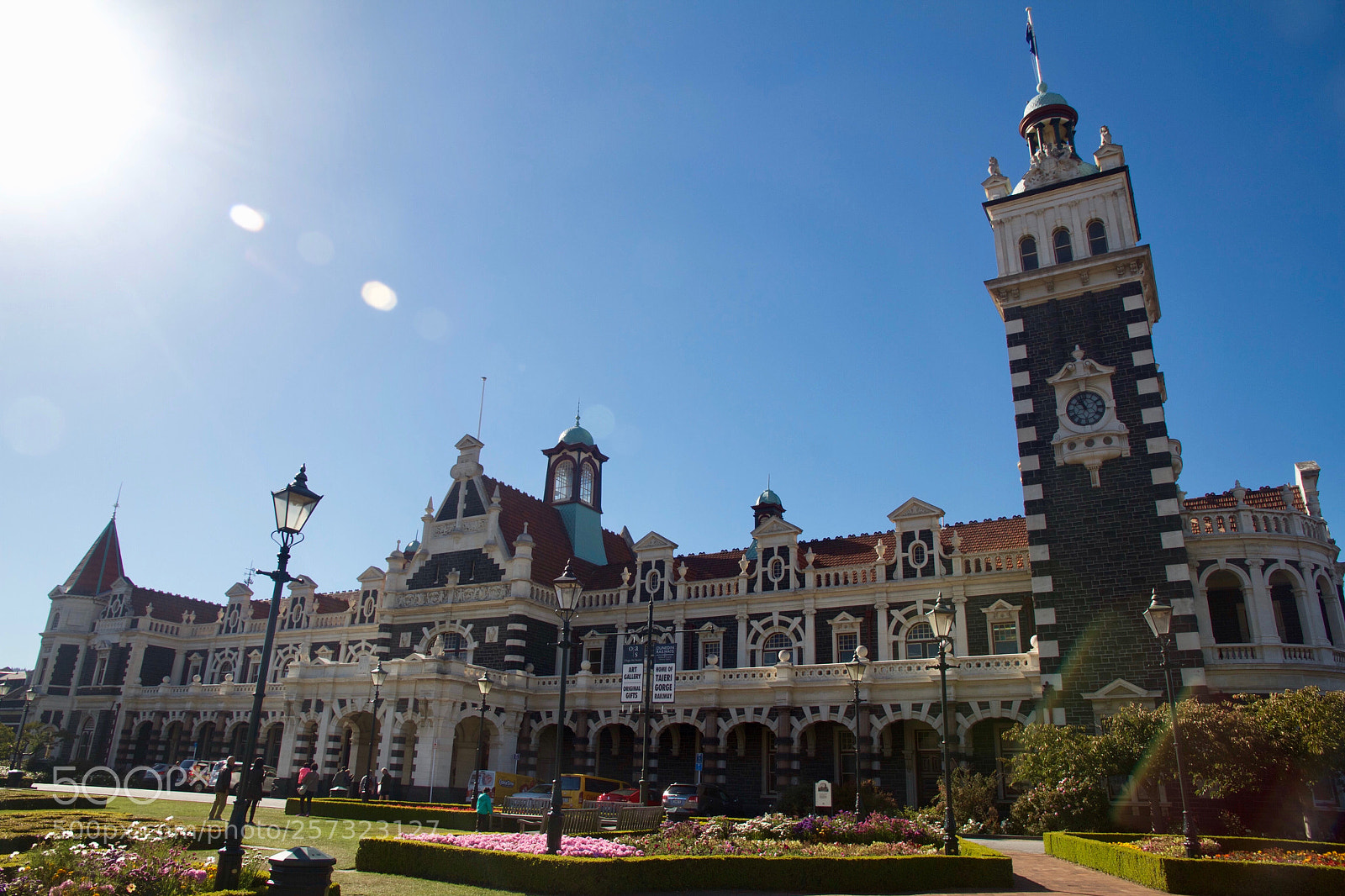 Canon EOS 7D sample photo. Dunedin rail station photography